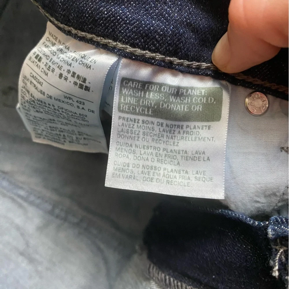 Levi Strauss W’s Classic Mid-Rise Skinny Dark Denim Blue Jeans Plus-Sz 16 NWT🔥